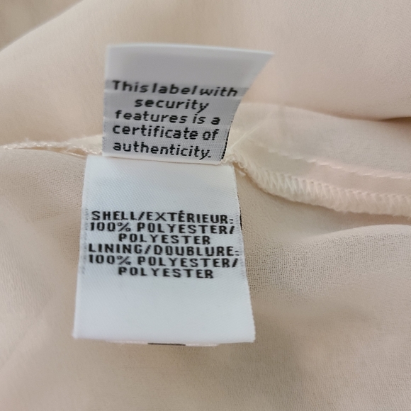 Diane Von Furstenberg Swiss dot cream long sleeved blouse - Picture 13 of 13